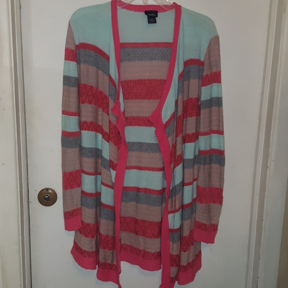 Rue 21 striped cardigan